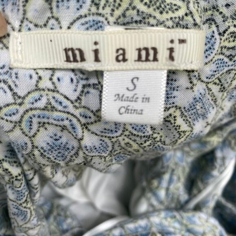 Mi Ami Women’s Maxi Flowered Dress Size Small Sleeveless Wide Collar Pullover - Picture 3 of 16